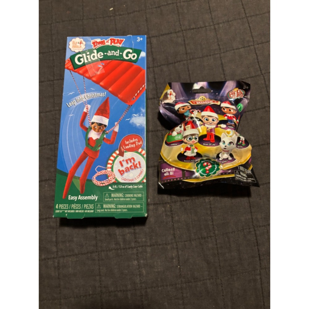 Elf on the Shelf Glide and Go Parachute and Mini Figure Pack NEW‎